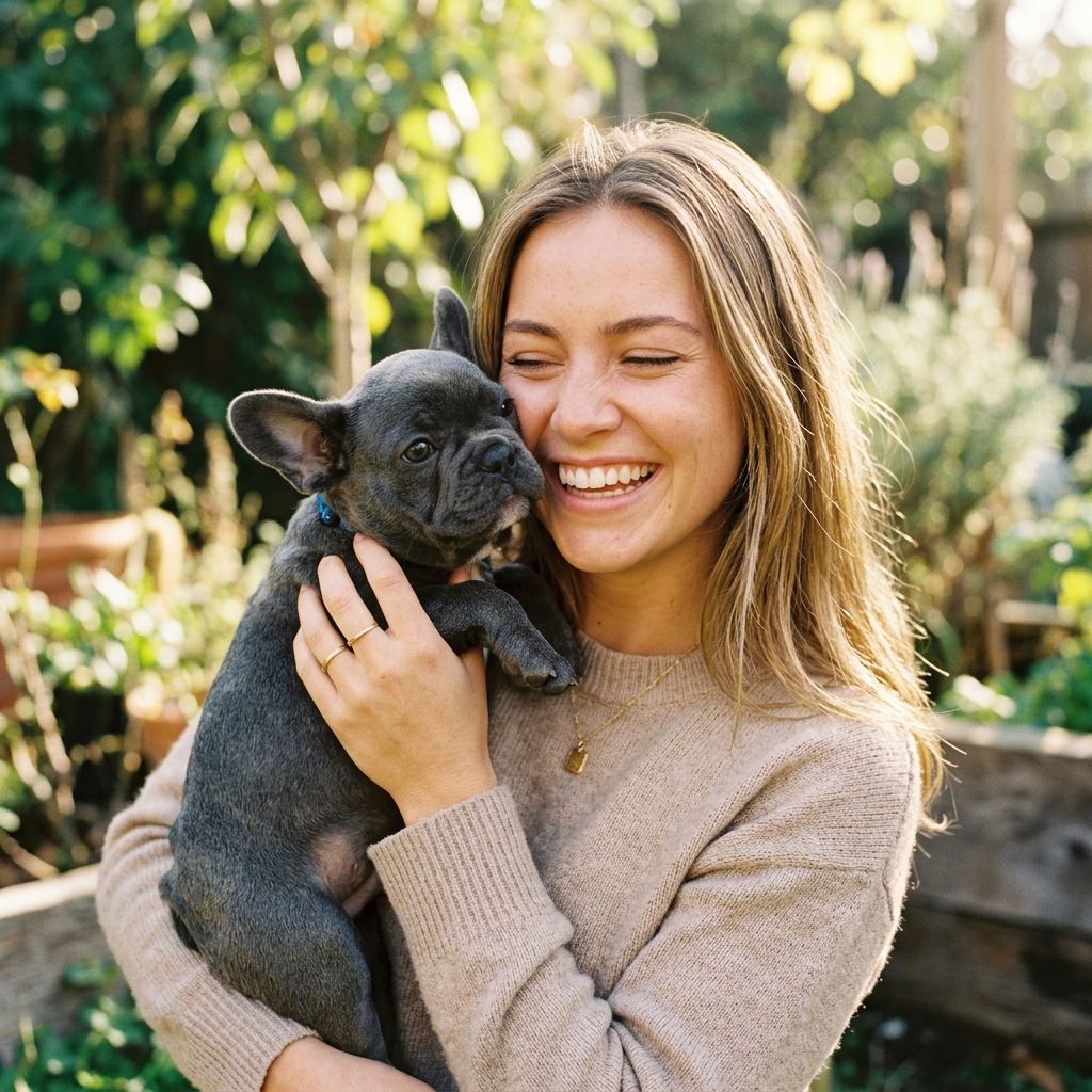 Jessica M. with Luna
